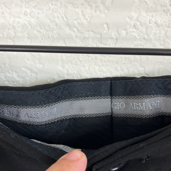 Giorgio Armani Flat Front Trousers - Picture 3 of 9